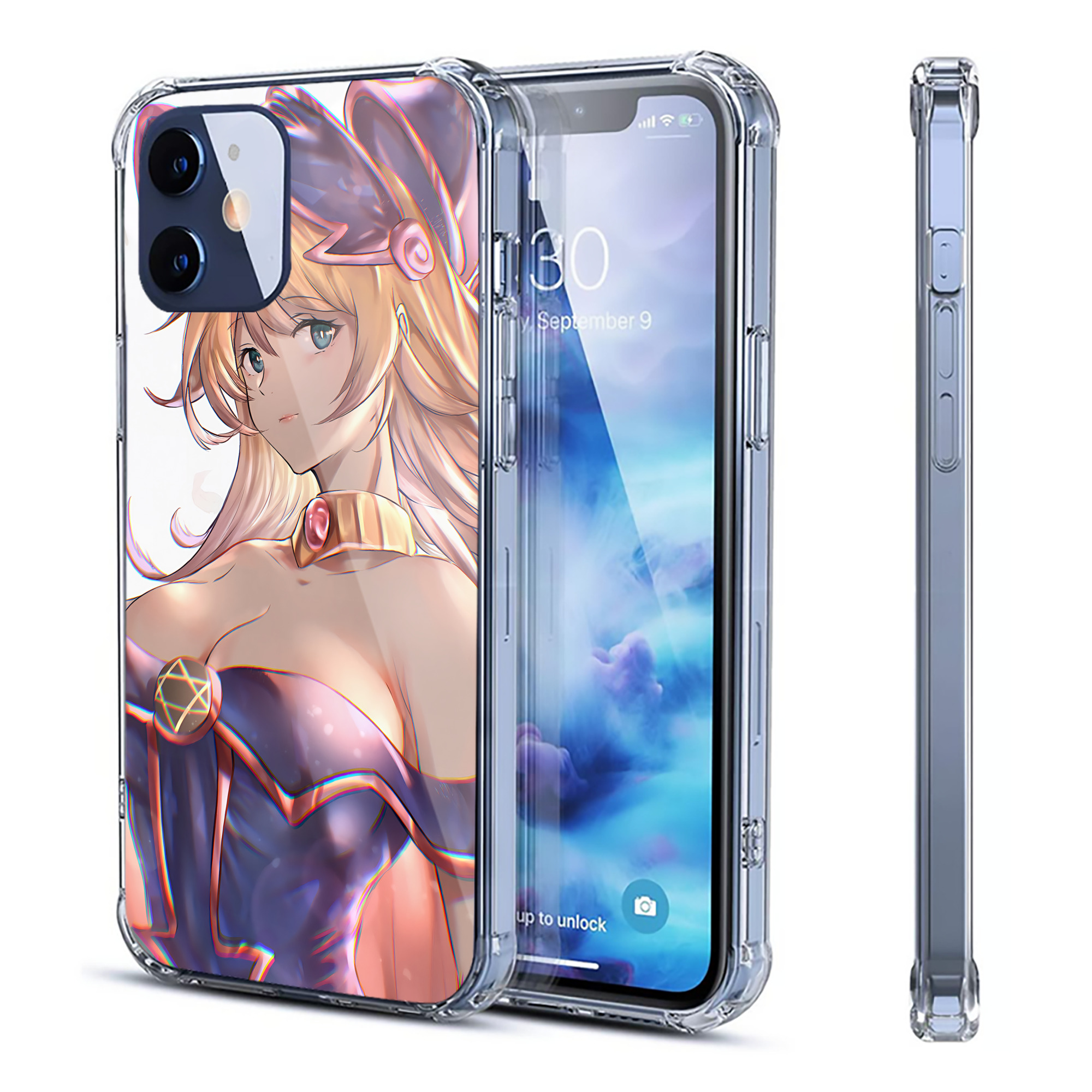 （画像用） 遊☆戯☆王 Yu-Gi-Oh! 【iPhone 12シリーズ対応】透明スマホケース（クリアソフトケース）